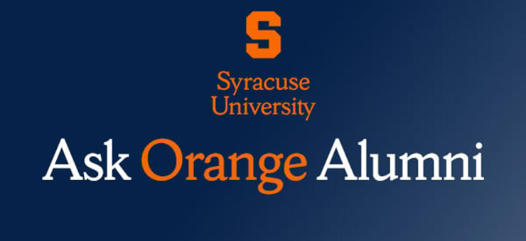 Ask Orange Alumni displayed in a new window